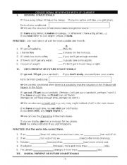 English Worksheet: Conditional with if-clause