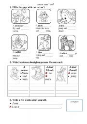 can worksheet