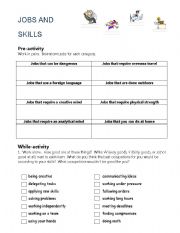 English Worksheet: jobs