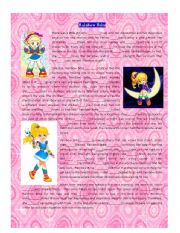 English Worksheet: Fairytale series 3 ( Rainbow Brite)-Simple past tense