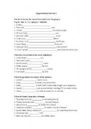 English Worksheet: Supplementary Exercise 2