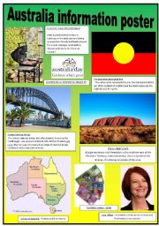 English Worksheet: Australia poster 