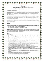 English worksheet: The Cay - Chapter 3, 4 and 5 notes