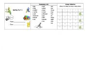 English worksheet: spelling fun