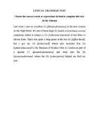 English Worksheet: Test