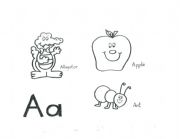 English worksheet: The ABCS letter A