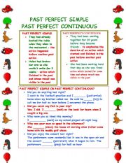 Past perfect simple and continuous