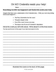 English Worksheet: cinderella