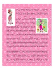 English Worksheet: Fairytale series 4 ( Rose Petal Place)-Simple past tense