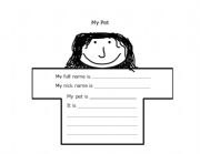 English Worksheet: my pets