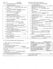 English Worksheet: Prefixes, Suffixes, types of adjectives, Pronoun, reflexive pronoun