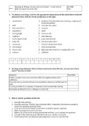 English Worksheet: Are you sick of sick leave? - reading and comprehension taks