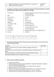 English worksheet: Are you sick of sick leave? - reading and comprehension taks