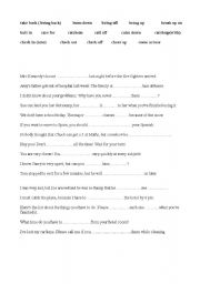 English Worksheet: phrasal vbs2.