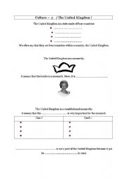 English Worksheet: The United Kingdom in short