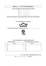 English worksheet: The United Kingdom in short