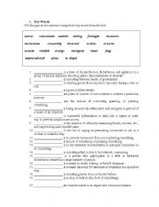 English Worksheet: Social Networking and the UK riots