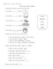 English Worksheet: Muzzy in Gondoland Epidode 1, part 2.