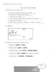 English Worksheet: Muzzy in Gondoland. Episode 2, part 1.