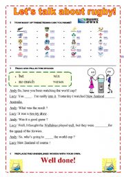 English Worksheet: Rugby World Cup 2011