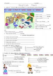 English Worksheet: TEST