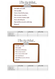 English Worksheet: Welcome back