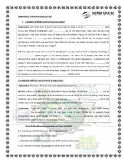 English Worksheet: upstream unit 9-TAPESCRIPT FOR EXERCISE 4 (p.165)