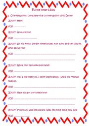 English worksheet: Funny exercises-Michael Jackson