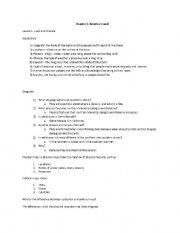 English Worksheet: Chapter 1: Americas Land