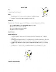 English worksheet: INTRODUCTORY READING CLASS