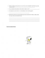 English worksheet: READING QUESTIONNAIRE 2
