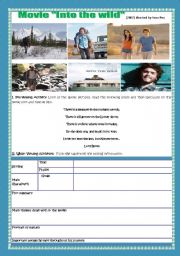 English Worksheet: MOVIE