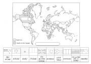 English Worksheet: English-speaking countries