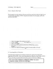 English Worksheet: USH WWI Math