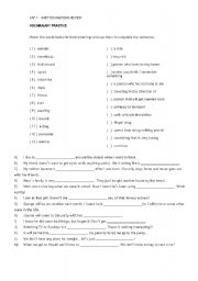 English Worksheet: Gerunds and Infinitives