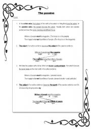 English Worksheet: passive voice