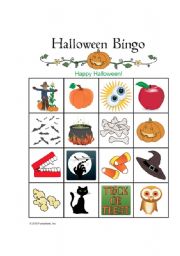 HALLOWEEN BINGO