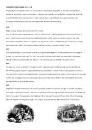 English Worksheet: The Great Irish Famine