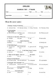 English Worksheet: diagnosis