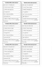 English Worksheet: Complete the dialogue