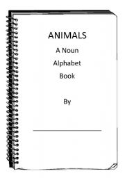 English Worksheet: An Animal Alphabet Book