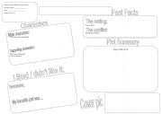 English Worksheet: Book/Film Review Poster