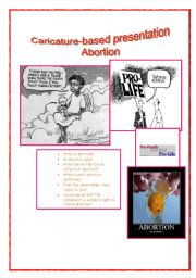 Caricature-based presentation Abortion