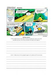 English Worksheet: The Angry Birds Clip 1