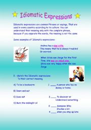 Idiomatic expressions