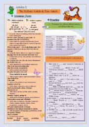 English Worksheet: Definite Article 