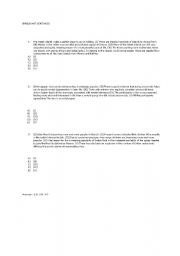 English Worksheet: Irrelevant sentences practice