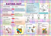 English Worksheet: Eating out