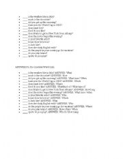 English Worksheet: 5w+1h