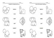 English Worksheet: Pets